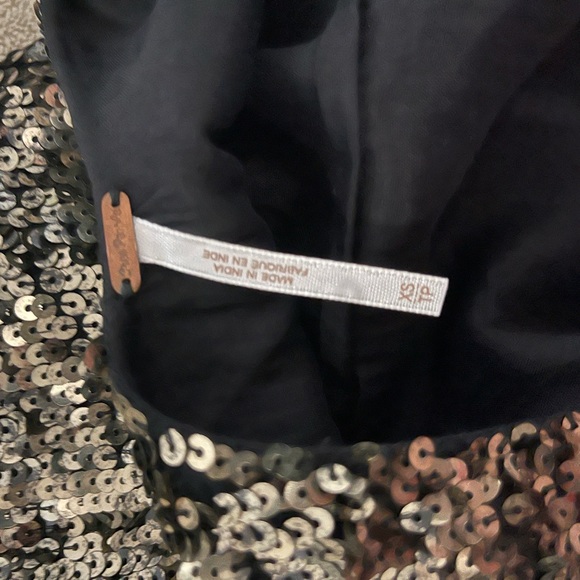 Free people tarnished gold sequined tunic - Picture 7 of 8